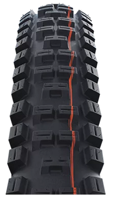 SCHWALBE Vouwband big betty super gravity 29 x 2.40" / 62-622 mm - zwart/bruin