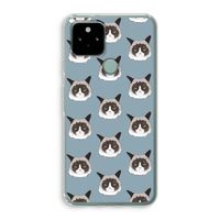 It's a Purrr Case: Google Pixel 5 Transparant Hoesje