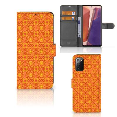 Samsung Galaxy Note 20 | Telefoon Hoesje | Batik Oranje