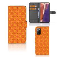 Samsung Galaxy Note 20 | Telefoon Hoesje | Batik Oranje