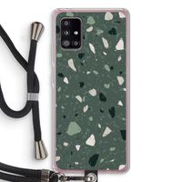 Terrazzo N°19: Samsung Galaxy A51 5G Transparant Hoesje met koord