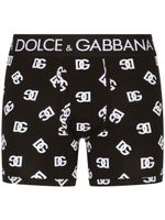 Dolce & Gabbana boxer à logo DG - Noir - thumbnail