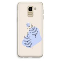 Leaf me if you can: Samsung Galaxy J6 (2018) Transparant Hoesje