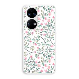 Sierlijke bloemen: Huawei P50 Transparant Hoesje