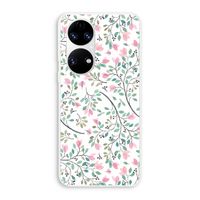 Sierlijke bloemen: Huawei P50 Transparant Hoesje