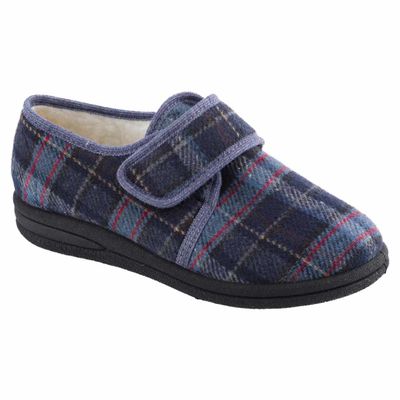 Pantoffel geruit laag model | Kies uw maat : Maat 40 | MSF