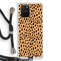 Panter: Samsung Galaxy S10 Lite Transparant Hoesje met koord