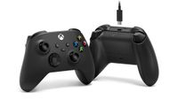 Microsoft Xbox Wireless Controller + USB-C Cable Zwart Bluetooth/USB Gamepad Analoog/digitaal PC, Xbox One, Xbox Series S, Xbox Series X - thumbnail