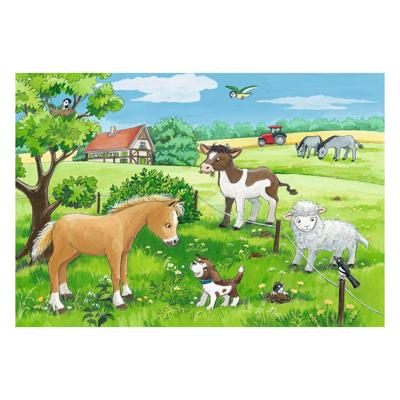 Ravensburger - jonge dieren op het platteland 2x12 stuks