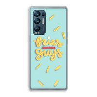 Always fries: Oppo Find X3 Neo Transparant Hoesje