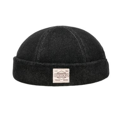Stetson Docker Cap Denim Black-57/M