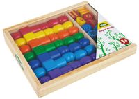 Super Grote Houten Kralen Cassette Super Grote Houten Kralen Cassette