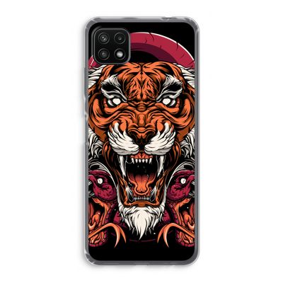 Tiger and Rattlesnakes: Samsung Galaxy A22 5G Transparant Hoesje