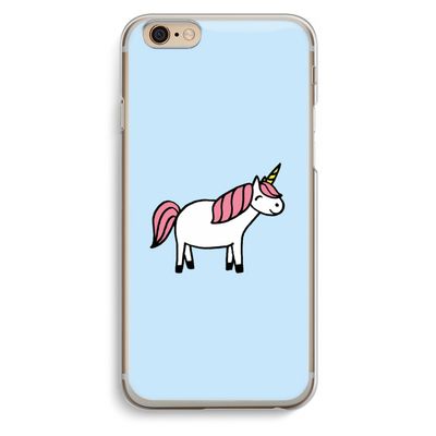 Eenhoorn: iPhone 6 / 6S Transparant Hoesje