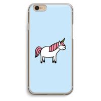 Eenhoorn: iPhone 6 / 6S Transparant Hoesje
