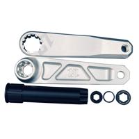 HXR COMPONENTS Hxr easy shift crankset dh - 170mm - raw