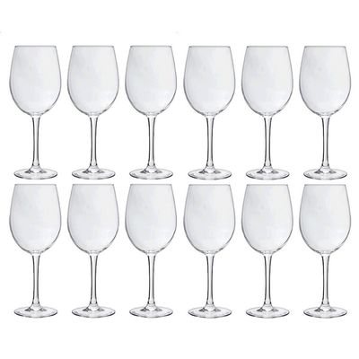 12x Luxe wijnglazen voor rode wijn 360 ml