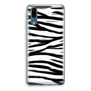 Zebra pattern: Huawei P20 Transparant Hoesje
