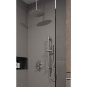 Regendouche set SaniClear Exclusive | Inbouw | 20 cm | Thermostaatkraan | 2-weg | Rond | RVS look