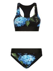 Dolce & Gabbana Bluebell bralette bikini set - Noir