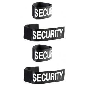 Beveiliger polsband - Set van 4x stuks - volwassenen - security band - klittenband sluiting