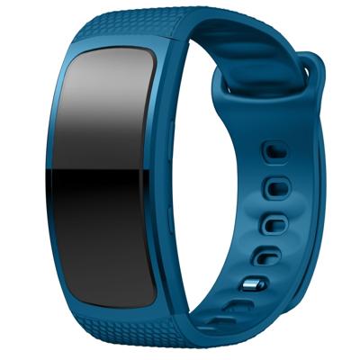 Siliconen polsband horloge band voor Samsung Gear Fit2 SM-R360 polsband maat: 150-213mm (blauw)