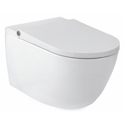 Douche WC Rapowash Vital L | Rimless | Met afstandbediening | Bidet- en Ladywash | Incl.Toiletzitting | Keramiek | Glans wit