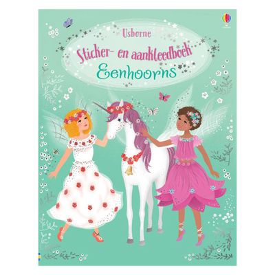 WPG Uitgevers Sticker- en aankleedboek eenhoorns