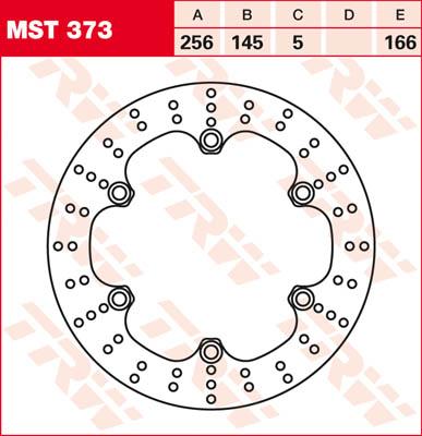TRW Remschijf, remschijven voor de moto, MST373