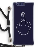 F**k U: Honor 9 Transparant Hoesje met koord