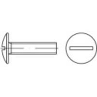 TOOLCRAFT 159318 Wandplaatschroeven M8 20 mm Sleuf 88107 Staal Galvanisch verzinkt 200 stuk(s) - thumbnail