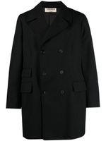 A.N.G.E.L.O. Vintage Cult manteau à boutonnière croisée (1970) - Noir