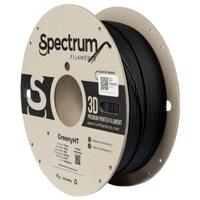 Spectrum Filaments 80699 GreenyHT Filament PLA kunststof Hittebestendig, Hoge stijfheid, Mat 1.75 mm 1000 g Traffic Black, Zwart 1 stuk(s)