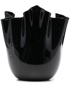 Venini vase Vaso-Fazz en verre - Noir