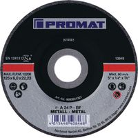 Promat Afbraamschijf | D115xS6mm | gebogen staal | gat 22,23 mm - 4000841320 4000841320