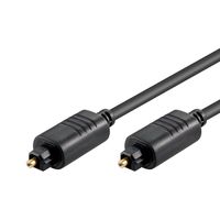 Toslink M/Toslink M - 5mm - fiber optische kabel - fiber optic cable - audio kabel - 1.5 meter - thumbnail