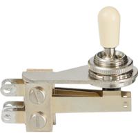 Gibson Toggle Switch L-Type Cream Cap 3-wegschakelaar met knop voor gitaar