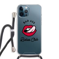 Badass Babes Club: iPhone 12 Pro Max Transparant Hoesje met koord