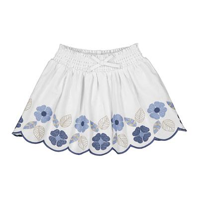 Mayoral wit rokje met blauwe bloemen