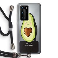 Avocuddle: Huawei P40 Pro Transparant Hoesje met koord