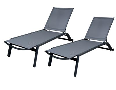 Qopps Nanna ligbed, per 2 stuks, mat royal Grey textileen 34 cm hoog Qopps Nanna ligbed, per 2 stuks, mat royal Grey textileen 34 cm hoog