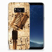Samsung Galaxy S8 | Siliconen hoesje | met foto Bladmuziek