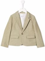 Bonpoint blazer à simple boutonnage - Vert