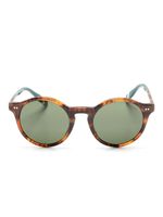 Polo Ralph Lauren lunettes de soleil rondes à effet écailles de tortue - Marron