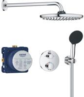 Grohe Precision inbouw regendoucheset Start 250 met 3 straalsoorten chroom rond - thumbnail