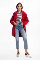 Straight fit cropped jeans - BLUE - 44