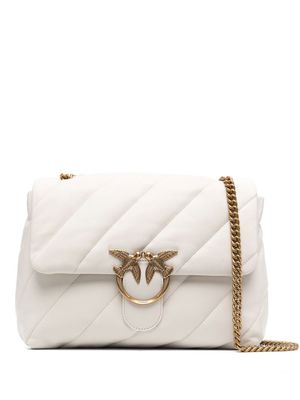 PINKO grand sac à bandoulière Love Puffer - Blanc
