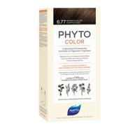 Phytocolor Permanente Haarkleuring 6.77 Marron Clair Cappucino Intense en Natuurlijke Kleur
