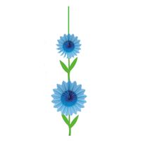 Feestartikelen Grote bloem decoratie