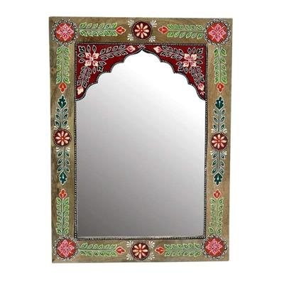 Wandspiegel DKD Home Decor Multicolour Gebloemd 41 x 2 x 56 cm